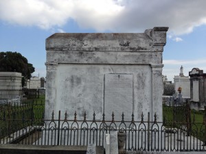 Douglas tomb side plaque